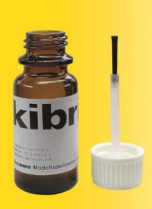 Kibri, 39995, Plastikkleber flüssig mit Pinsel, 12g