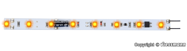 Viessmann, 5091, Waggon-Innenbeleuchtung, 8 LEDs gelb