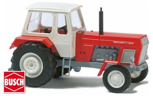 Busch 8702, Traktor »Fortschritt« rot oder blau, / TT
