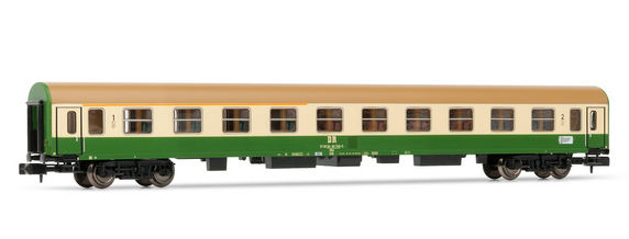 Arnold, HN 4142, Schnellzugwagen Abm DR, 1./2. Kl, grün-beige