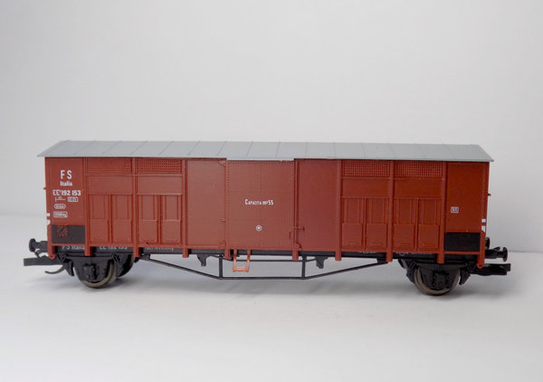 Hädl 113213, gedeckter Güterwagen EE, FS, Epoche III, / TT