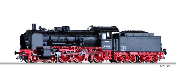Tillig 02025, Dampflokomotive BR 38.10 der DR,Ep.IV, / TT