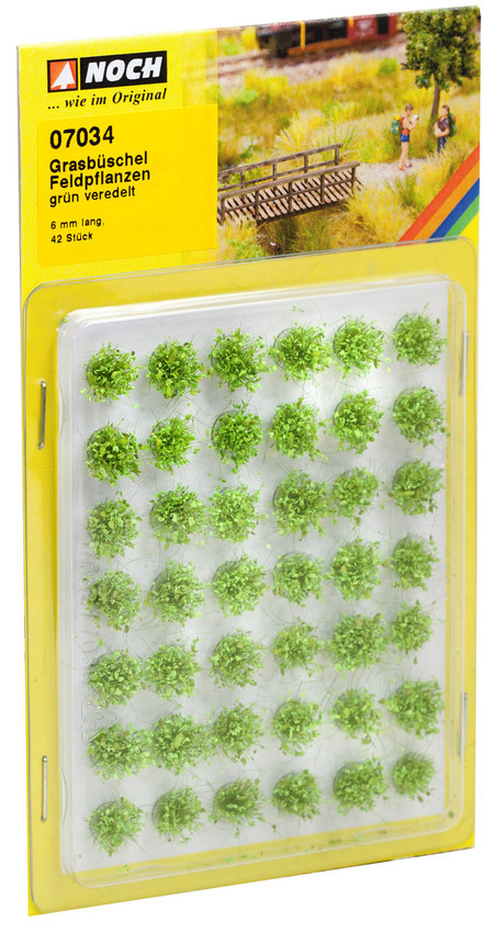 Noch 07034, Grasbüschel Mini-Set “Feldpflanzen”