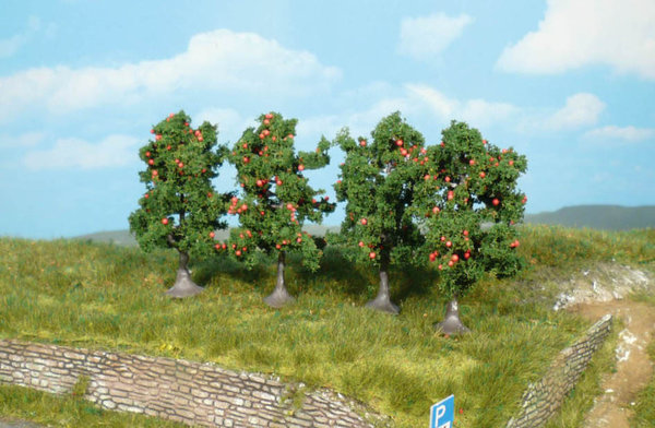 Heki 1961, 5 Apfelbäume 7 cm