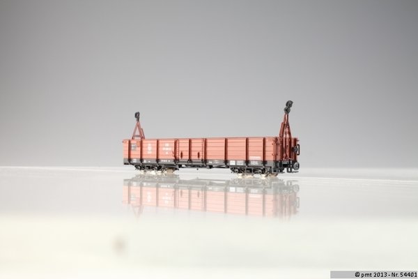 PMT 5-4401, Güterwagen offen, DR braun, / H0e