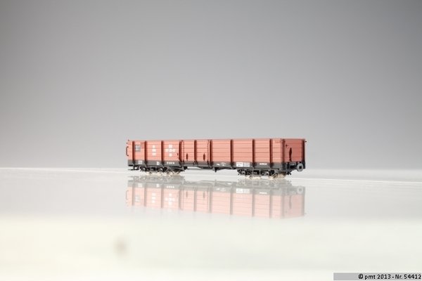 PMT 5-4412, Güterwagen offen, ohne Heberleinbremse, DR braun, / H0e