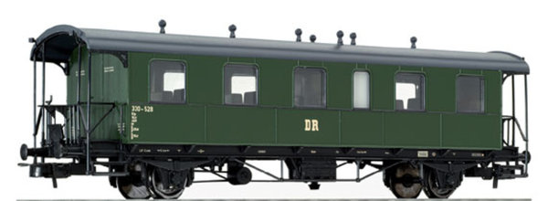 Liliput L334015, Personenwagen Badische Bauart 330-528 Bip,2. Klasse der DR,Ep.III, H0 / 1:87