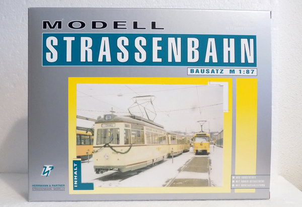 Herrmann & Partner 11018, Straßenbahn LOWA ET54 / EB54 - Dresden, Bausatz / H0