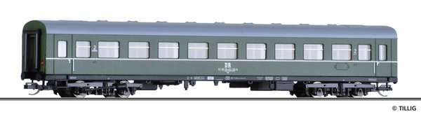 Tillig 95615, Reisezugwagen 2. Klasse Bge der DR, Ep.III, / TT