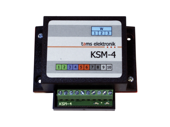 Tams Elektronik, 49-01147-01, KSM-4 Kehrschleifenmodul für digitale Anlagen