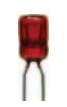 Beli-Beco, 68512, Steckglühlampe für BiPin-Sockel Glas 4mm Ø; 5V; 30mA, rot
