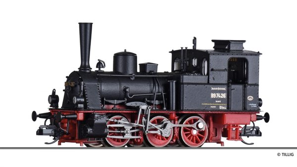 Tillig 04247, Dampflokomotive BR 89.70 der DRG, Ep.II / TT