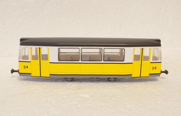 Nr.00028KB/24, Wagen EB57 der Kirnitzschtalbahn – gelb weiß, H0m / 1:87