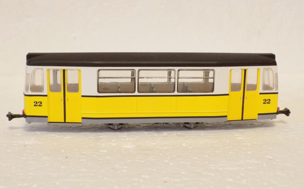 Nr.00027KB/22, Wagen EB57 der Kirnitzschtalbahn – gelb weiß, H0m / 1:87