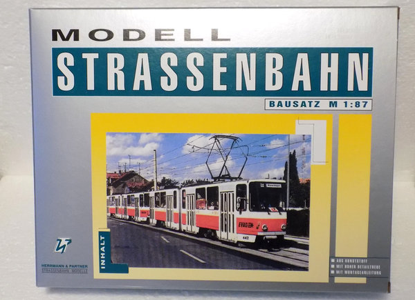 Herrmann & Partner 22088B, Straßenbahn KT4D Typ Erfurt, Bausatz / H0