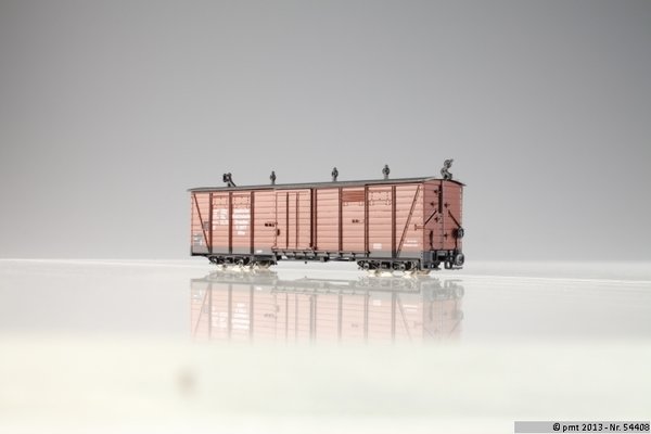 Pmt, 5-4408, Güterwagen gedeckt DRG braun