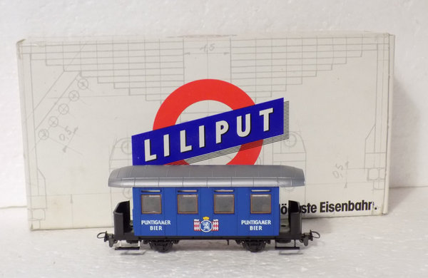 Liliput 703 40, Stainzer Wagen – Puntigamer, A&V / H0e