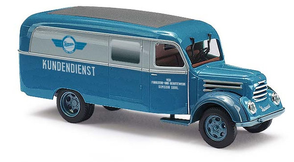 Busch 51818, Robur Garant K 30 Kastenwagen Simson Suhl, Baujahr 1957, / H0