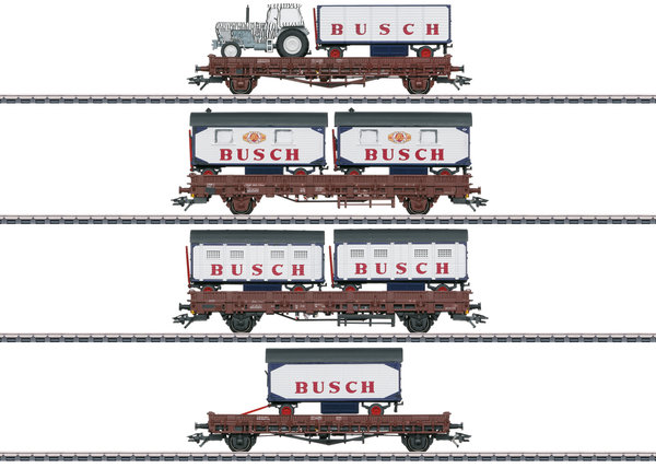 Märklin 45040, Güterwagen-Set Zirkus Busch, Ep IV / H0